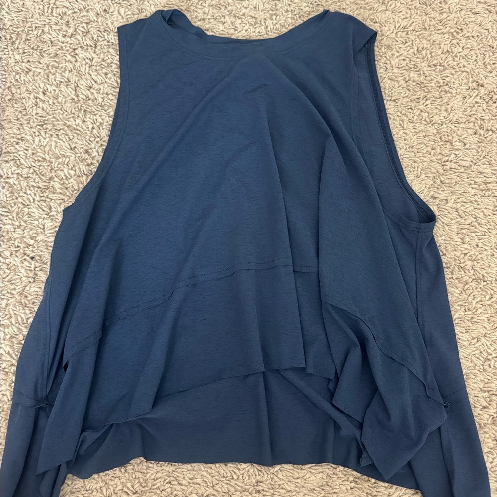 Sleeveless Navy Blue Women's Top